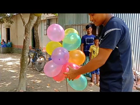 Have fun popping balloons and learn the names of colors। kids episode-14