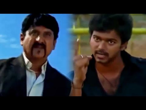 विजय ने सुमन और उसके सारे गुंडो को धो डाला | Thalapathy Vijay Best Action Scene