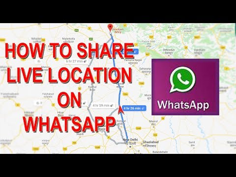 HOW TO SHARE LOCATION ON WHATSAPP