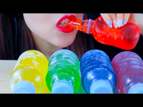 ASMR /Mukbang/Rainbow Honey Jelly Eating Vlog 레인보우 허니 젤리 먹기 @CANDYSASMR