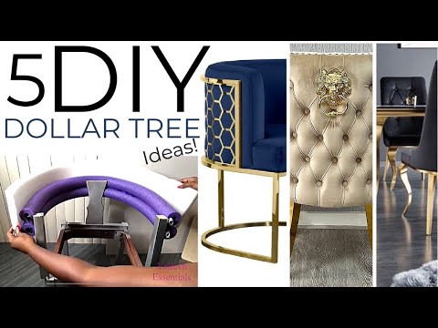 RENTAL Dollar Tree HOME UPGRADE IDEAS TO TRYOUT! Chairs To Change Your Home