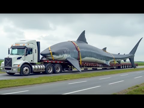 Transporting Sharks This Way - Biggest Heavy Equipment Machines | AgricultureTechnology