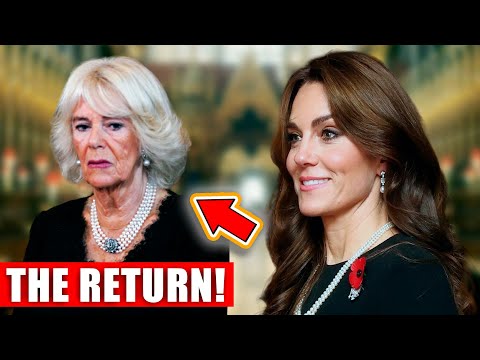 No one EXPECTED it! The RETURN of Princess CATHERINE and the absence of Queen Camilla!