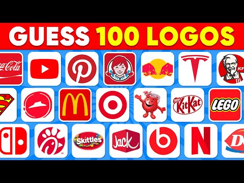 Guess the RED Logo in 3 Seconds | 100 Famous Logos 🍏🥇 Logo Quiz 2024