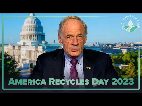 Chairman Carper Celebrates America Recycles Day 2023