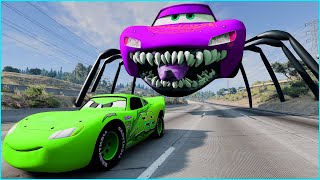 Epic Escape From The Lightning McQueen Head Eater | Coffin Dance Song (COVER)