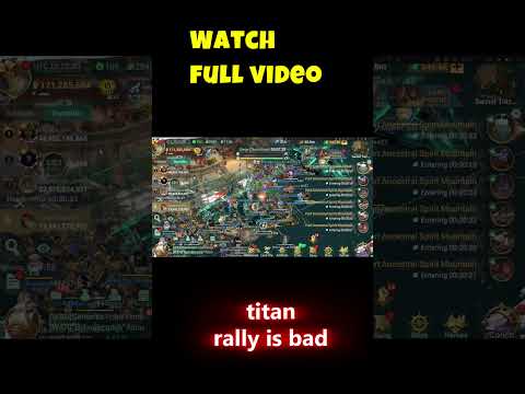 why Titan rallies might kill sea of conquest ! part 1