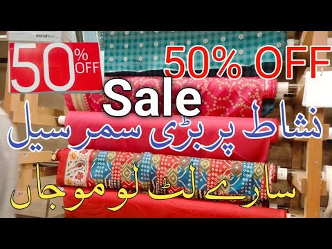 50% off  Nishat Linen summer sale today