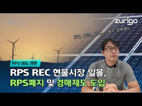 RPS REC 현물시장 일몰, RPS폐지 및 경매제도 도입