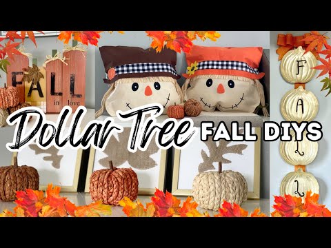 DOLLAR TREE FALL 2023 | Dollar Tree Fall Decor 2023 |  Dollar Tree DIY 2023 | EASY & ALL NEW!