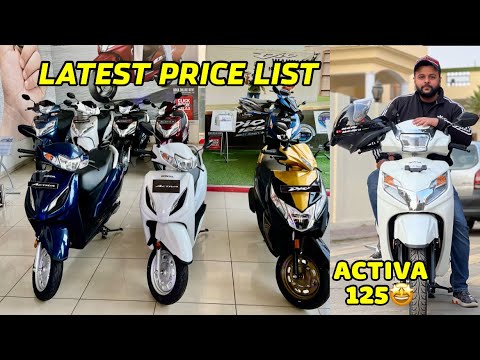 All Latest Honda Scooters New Price List 🤩| Honda Activa | Honda Dio | Activa 125 New Model | Dio125