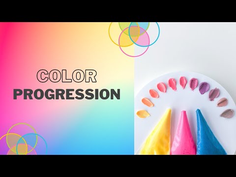 Buttercream Color Progression Method