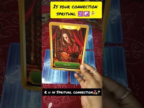 IS YOUR CONNECTION SPRITUAL?👩‍❤️‍👨#tarot #spritualconection #soulmate #twinflame #shortsyoutube #sub