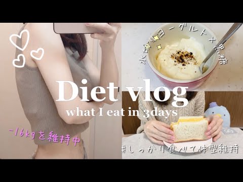 [Diet vlog] 3-day meal record to maintain -16kg🍽️158cm46kg