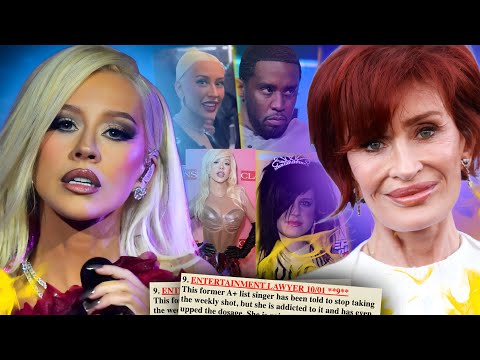 CHRISTINA AGUILERA'S CONCERNING WEIGHT-LOSS ADDICTION & SHARON OSBOURNE PIMPED OUT DAUGHTER to DIDDY