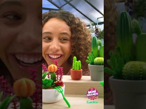 Create your own plant collection with new Mini Brands Create Garden! #minigarden #zurutoys