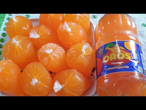 OROS ICE LOLLIES || OROS ICE POPS ||POPSCICLE RECIPE || ICE CANDY || ICE POP