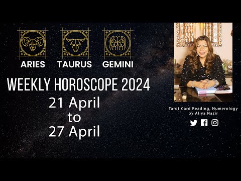 Part 01 Weekly Horoscope 2024 | 21 April to 28 April