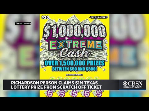 Richardson Resident Claims $1M Texas Lottery Prize Off Scratch Ticket Bought In Dallas