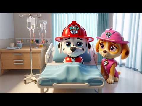 Paw Patrol Ultimate Rescue | OMG! MARSHALL GOT SICK! Please Don't Leave Me ALONE - Rainbow 3