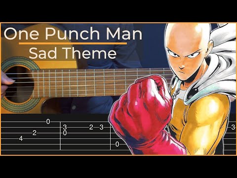 One Punch Man - Sad Theme (Simple Guitar Tab)