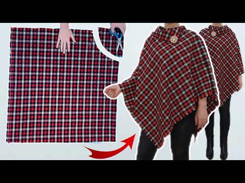 Easy Cape Sewing for Beginners | Step-by-Step Cutting & Stitching"