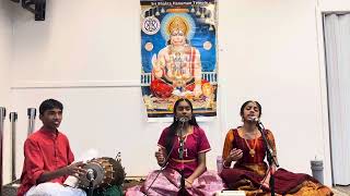 Sri Bhakta Hanuman Temple Performance | Jan-12-2025 | #Keyura Arul & #Kirthika T Venkat