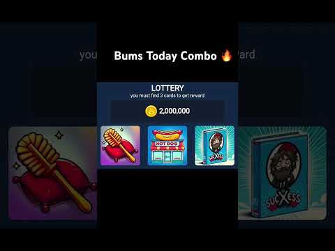 Bums 13 November Today Combo | #bumsairdrop #bumsairdropdailycombo #bumscoin #bumstelegramairdrop