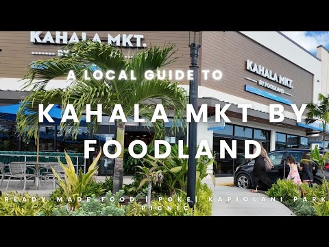 Tour of Kahala Mkt by Foodland + A Local Favorite Picnic Spot in Kapiolani Park/Waikiki Beach