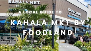 Tour of Kahala Mkt by Foodland + A Local Favorite Picnic Spot in Kapiolani Park/Waikiki Beach