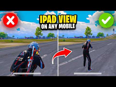 New iPad View Trick 🔥 | Get iPad View on Any Phone in PUBG Mobile / BGMI