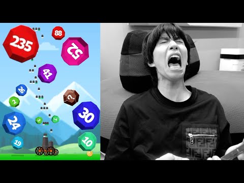 大砲でブロック壊すだけのゲームが難易度高過ぎてエグいwwwww