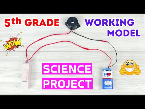 VERY VERY Easy Project😀for 5th GRADE |💯DIY Science Project WORKING MODEL for Science Exhibition 2024