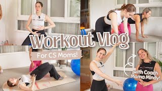 WORKOUT FOR CS (Caesarean) MOMS with Coach Mama Mindy | Jessy Mendiola