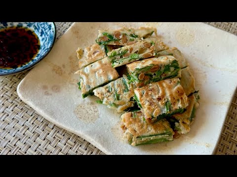 Natto Pancake - Yuko's Kitchen - Japanese Cooking 101