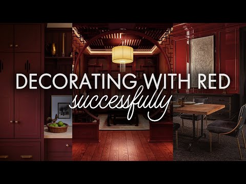 How to *actually* Decorate using the colour Red ~ Rich Red Home Decor ~ Lunar New Year Inspired! 🐉