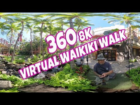 Virtual Waikiki Walk Insta360 X4 Set Resolution to 8K or 4K & Zoom Out December 20, 2024