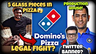 5 Piece Of Glass In Domino's Pizza!!😱 Karan Johar Banned From Twitter? Ms Dhoni Production House!