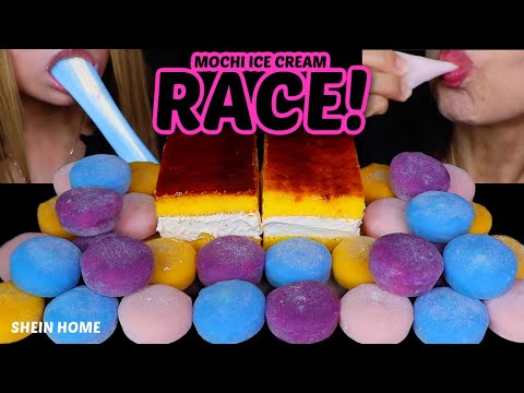 ASMR MOCHI ICE CREAM RACE EATING COMPETITION! What we ate at the state fair 2024 & SHEIN HOME! 먹방