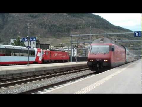 Gare de Brig et Visp - 10.04.12 "Bm 6/6 & Rheingold"