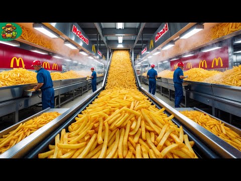 Mcdonald's French Fries MEGA Factory: How They Make  Millions Of French Fries With Modern Technology