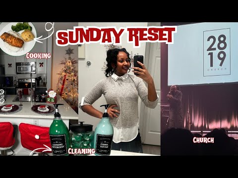 VLOGMAS: SUNDAY RESET ROUTINE | deep cleaning, 2819 Church + Cook with me