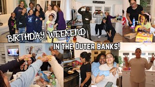 Birthday Weekend in The Outer Banks! PT 1 | HUGE House Tour! | Home video styled vlog