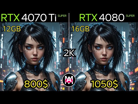 RTX 4070 TI SUPER VS RTX 4080 SUPER  : 1440P GAMING TEST