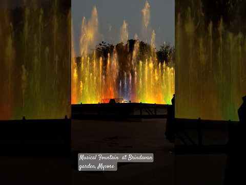 Natu Natu song, Musical Fountain part 1 @ Brindavan Garden, #mysore #musicalfountain #natunatu #song