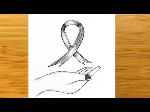 World Cancer day drawing || Easy Drawing Ideas || 4th February world cancer day || Hand drawing