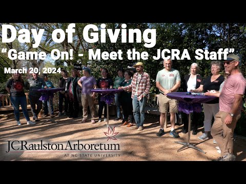 Day of Giving 2024 - "Game On! - Meet the JCRA Staff"