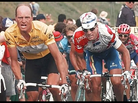 🏔️ Epic Battle: Riis vs. Indurain at Hautacam Tour de France '96! 🚴‍♂️🔥