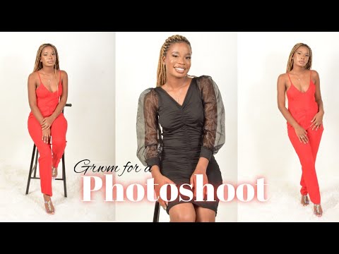 Grwm for a Photoshoot | Makeup &Bts | Trust the process the photos look stunning | Tshivhuya