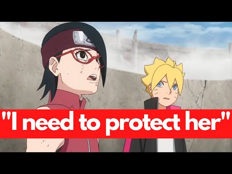 Boruto Wants to Protect Sarada from Momoshiki